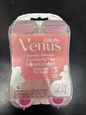 VENUS Pink Disposable Razors - White Tea Scented